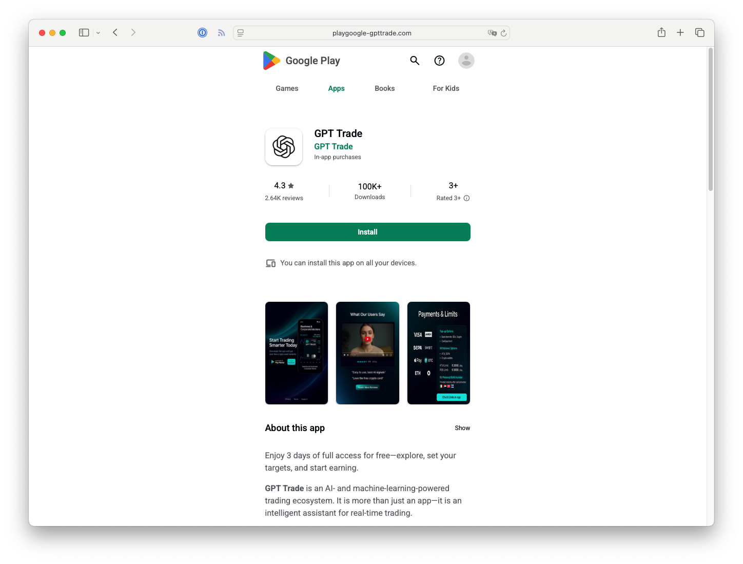 GPT Trade: Fake Google Play Store drops BTMob Spyware and UASecurity ...